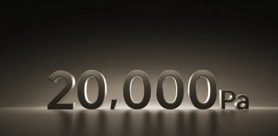 Puissance d’aspiration de 20 000 Pa pour des résultats impeccables
