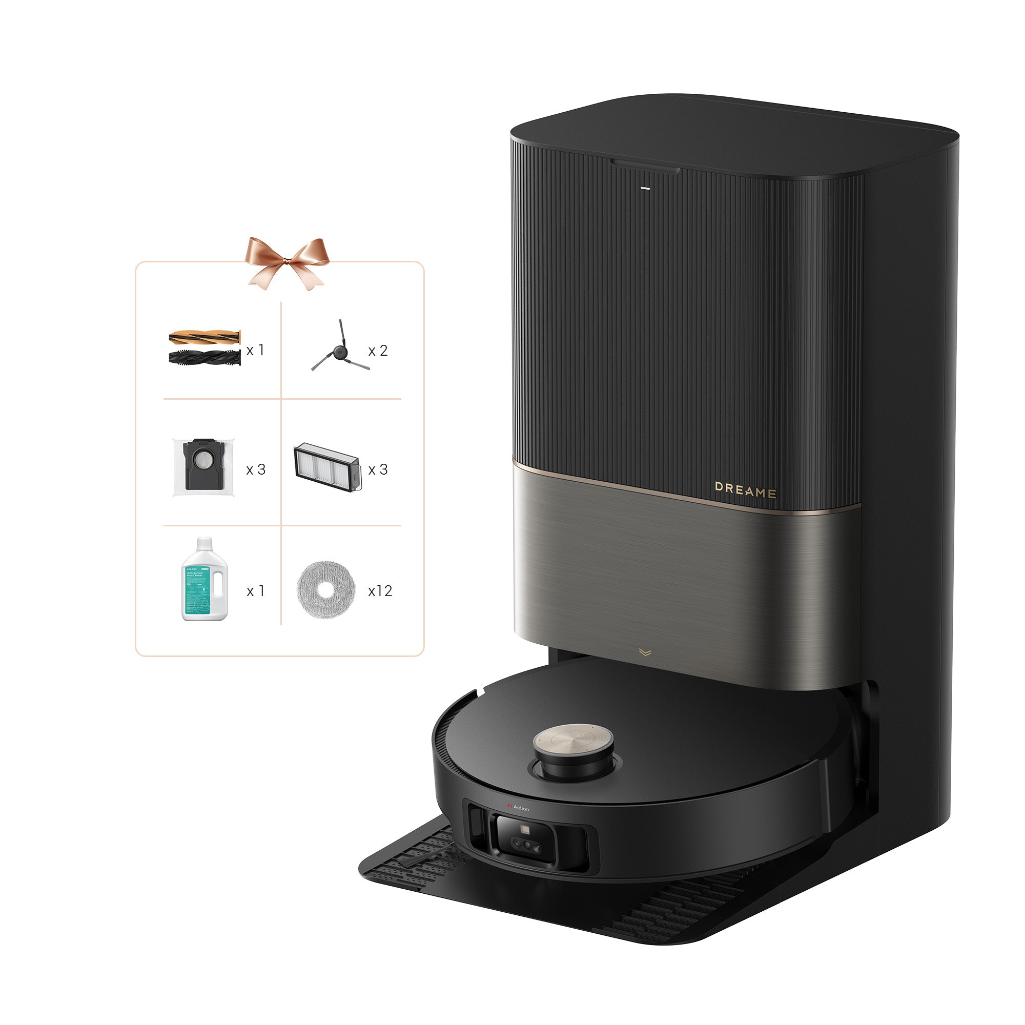 Dreame X50 Ultra Complete Noir Robot Aspirateur Laveur