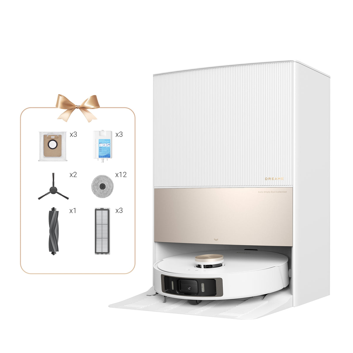 Lot De 2 Roulettes Avant En Caoutchouc Compatibles Avec Dreame L10 Pro