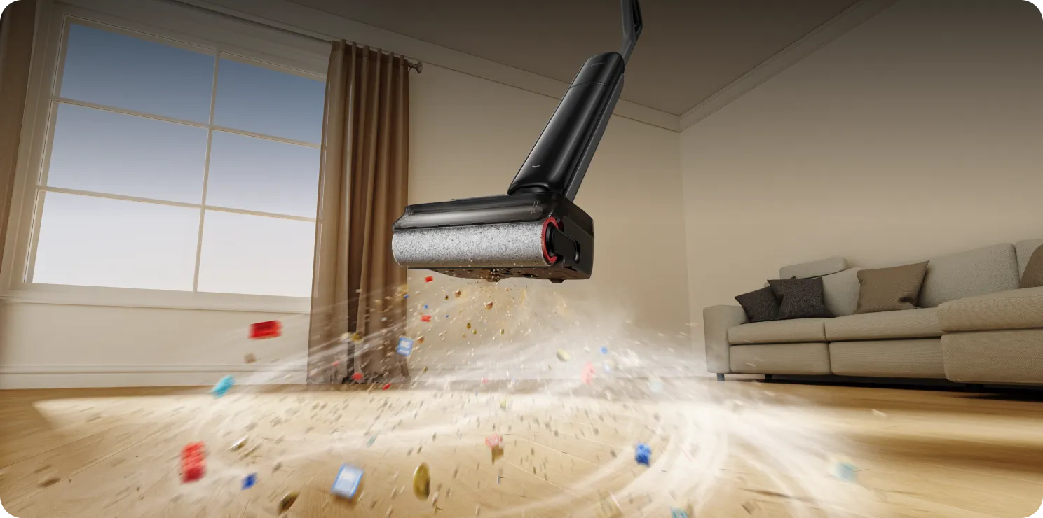 Dreame T12 Pro atteint une aspiration de 25 000 Pa* pour l'élimination efficace des saletés au sol