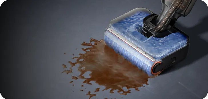 Dreame T12 Pro assure un lavage propre grâce au système de nettoyage à l'eau claire