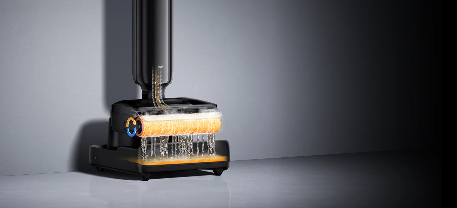 Dreame T12 Pro assure un rafraîchissement à 100 % grâce à un lavage à chaud à 95 °C* de la brosse