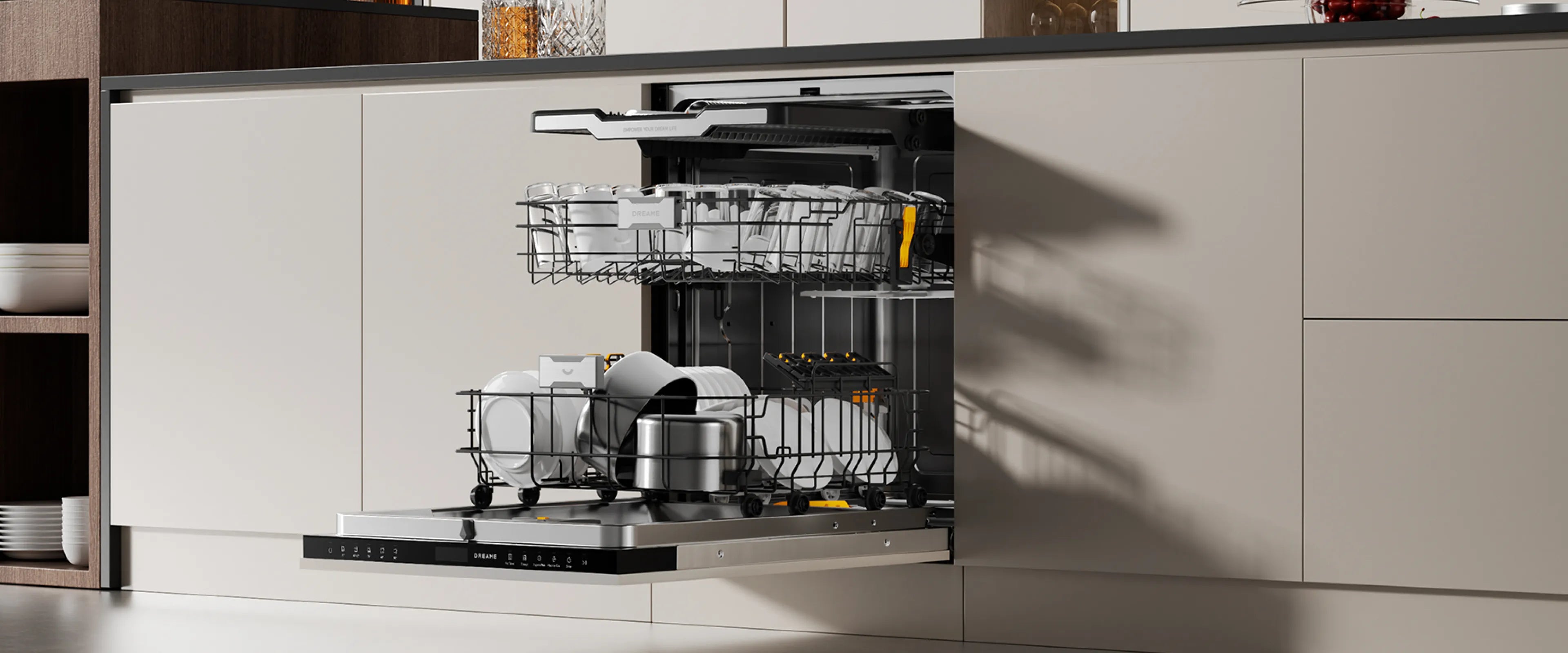 Lave-vaisselle DZ60 Pro en action