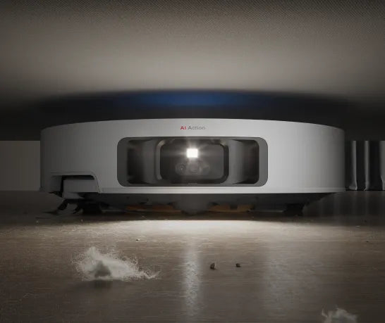 La navigation VersaLift permet un nettoyage précis dans les espaces bas 