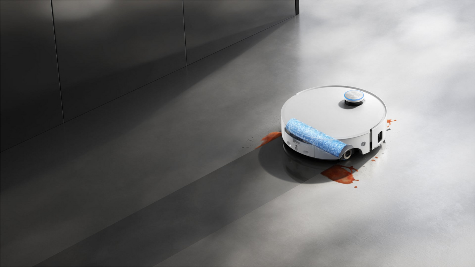 Dreame Aqua10 Ultra Roller Complete lavage en temps réel à l’eau fraîche garde les sols propres et hygiéniques