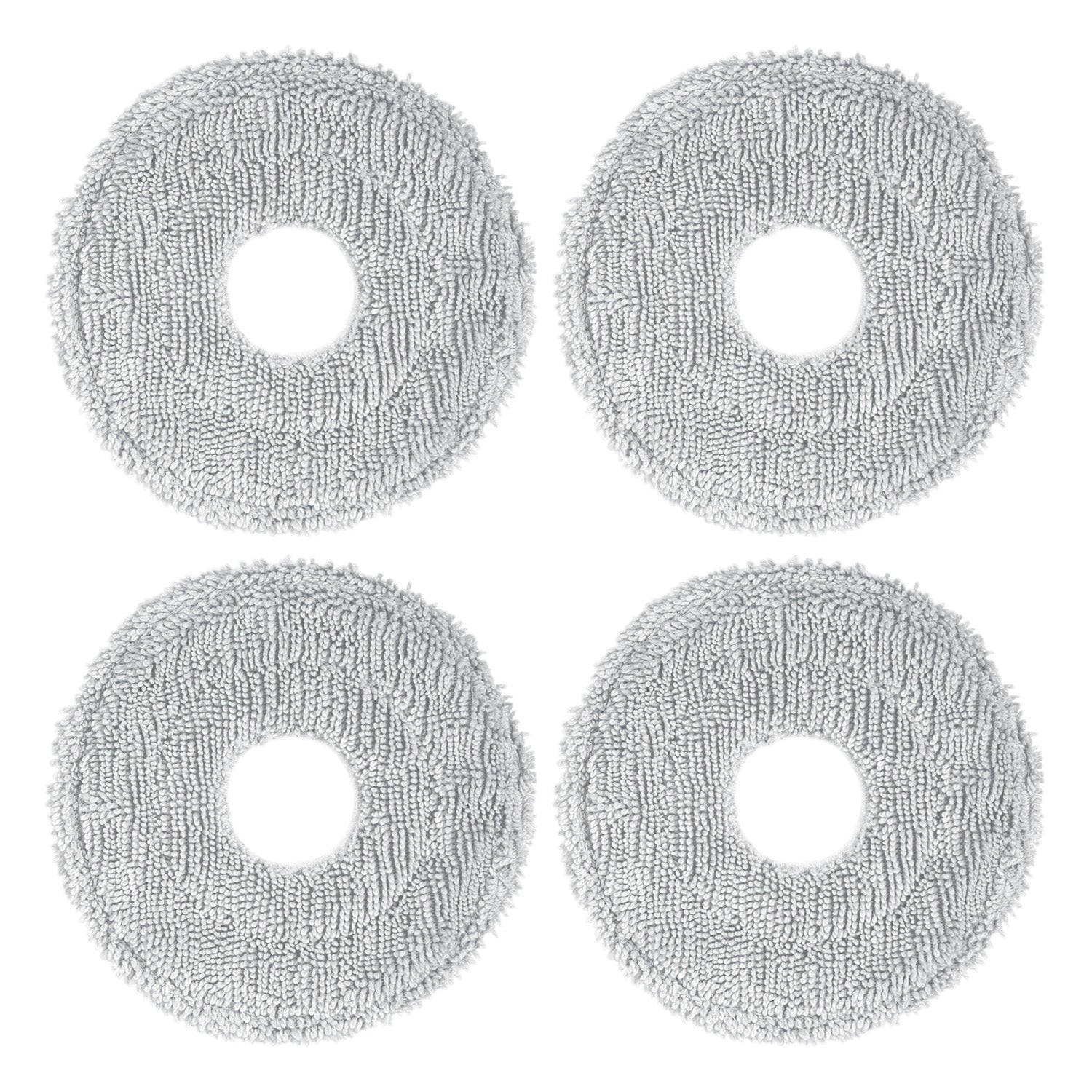 Lot De 4 Chiffons De Vadrouille De Rechange Pour Dreame L10/L20/L30/L40/L50 Ultra Et X30/X40/X50 Ultra - Compatibles Robots Aspirateurs