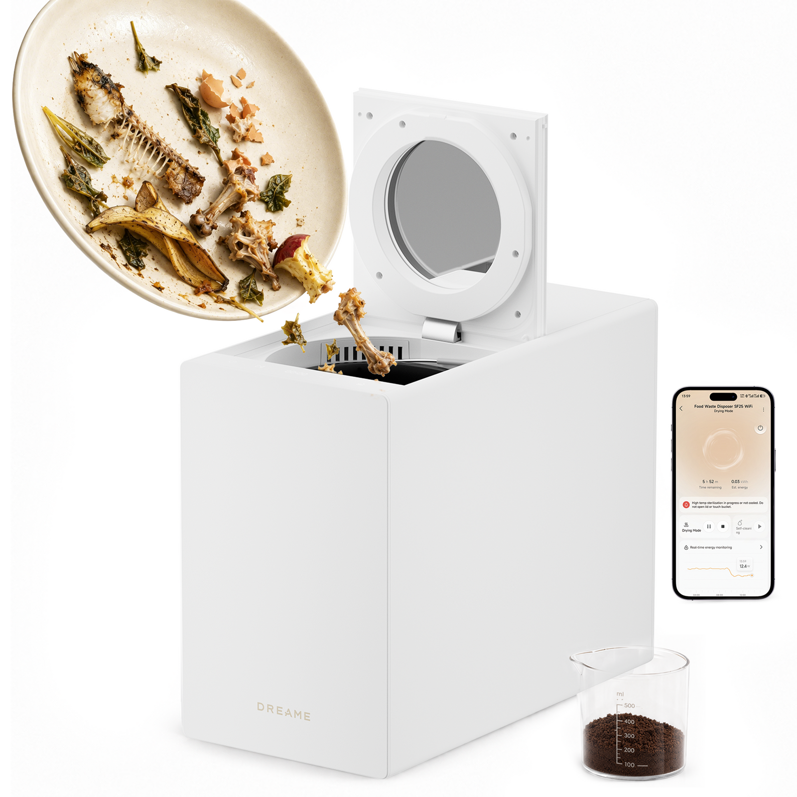 Broyeur de déchets alimentaires Dreame SF25 WiFi