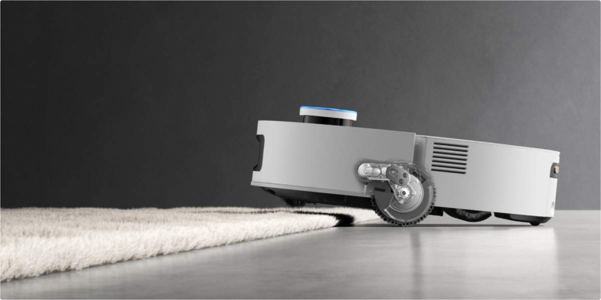 Dreame Aqua10 Ultra Roller Complete détection intelligente ajuste automatiquement la puissance sur les tapis