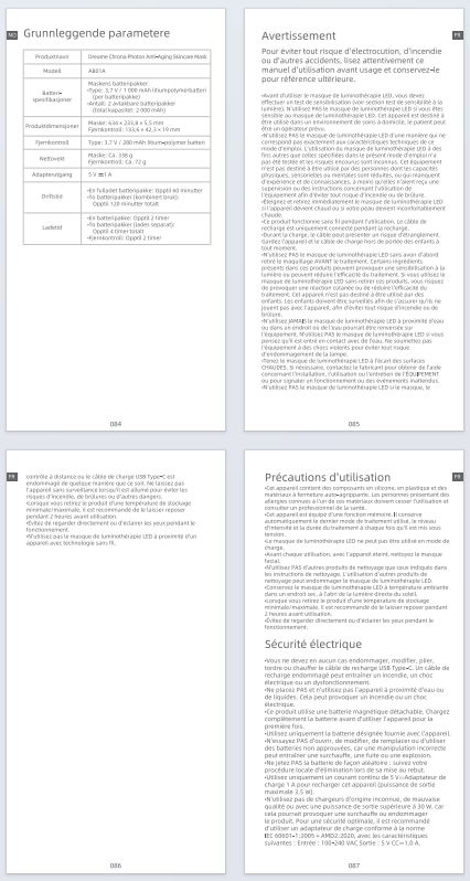 Avertissements et consignes de sécurité