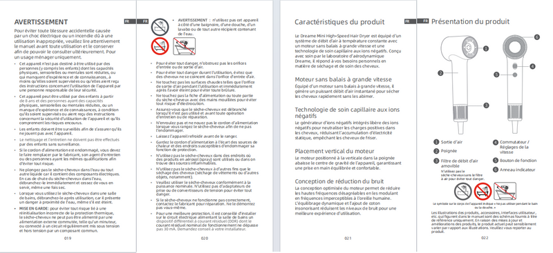 Avertissements et consignes de sécurité