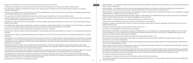 Avertissements et consignes de sécurité