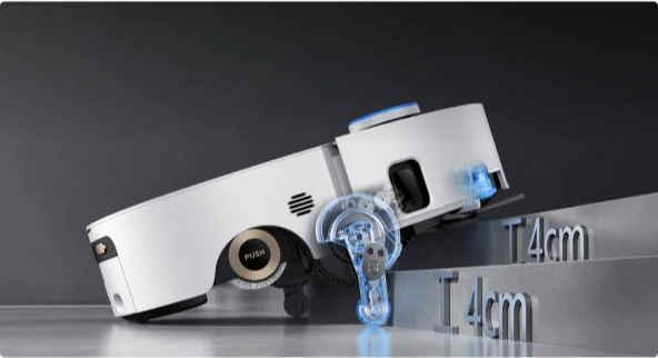 Dreame Aqua10 Ultra Roller Complete système ProLeap relève la serpillière pour nettoyage adaptatif