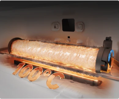 Dreame Aqua10 Ultra Roller Complete rouleau ThermoHub se nettoie avec séchage à 100C