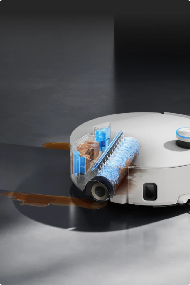 Dreame Aqua10 Ultra Roller Complete aspirateur robot laveur avec AquaRoll auto nettoyage continu