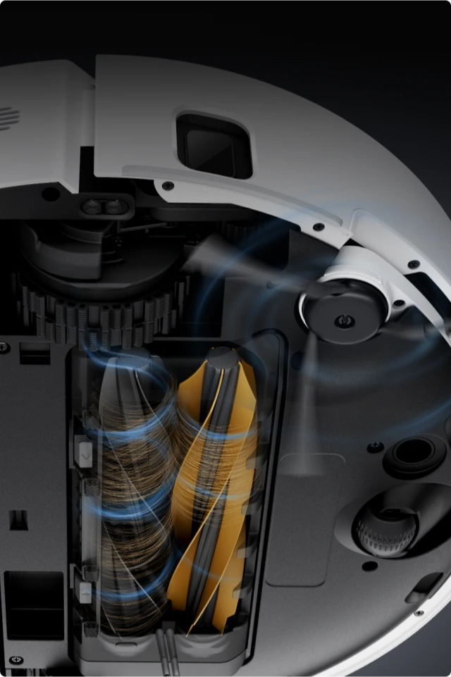 Dreame Aqua10 Ultra Roller Complete HyperStream DuoBrush démêle les cheveux et nettoie en profondeur