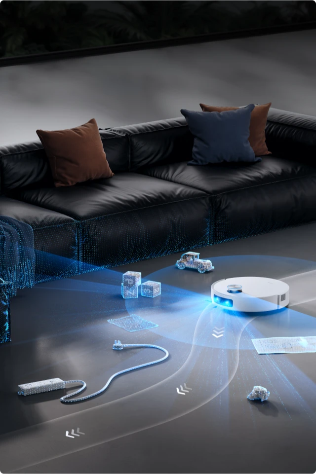 Dreame Aqua10 Ultra Roller Complete système OmniSight 2.0 pour navigation et cartographie intelligentes