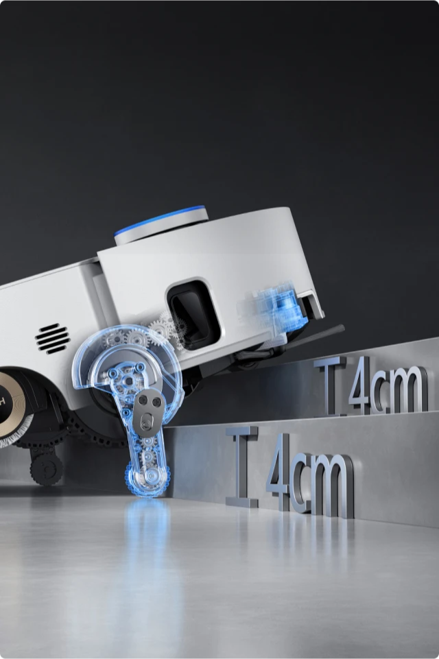 Dreame Aqua10 Ultra Roller Complete système ProLeap relève la serpillière pour nettoyage adaptatif