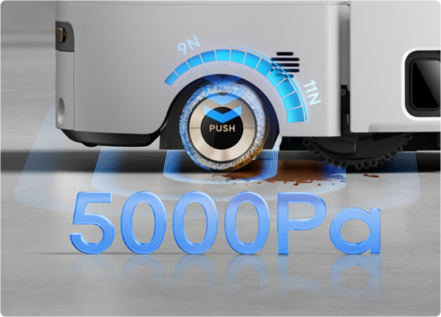 Dreame Aqua10 Ultra Roller Complete frotte et lave les sols avec rouleau haute vitesse et forte aspiration