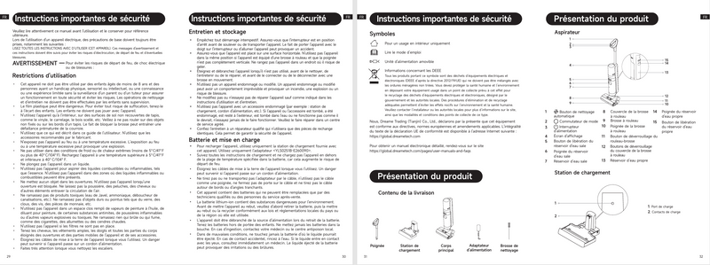 Avertissements et consignes de sécurité