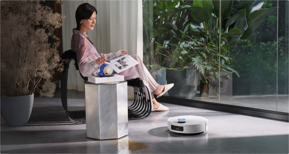 Dreame Aqua10 Ultra Roller Complete commande vocale compatible avec assistants pour nettoyage mains libres