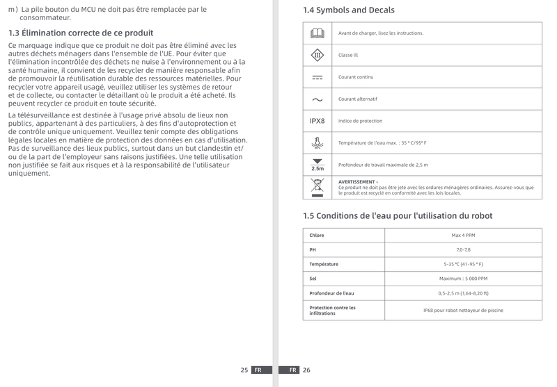 Avertissements et consignes de sécurité