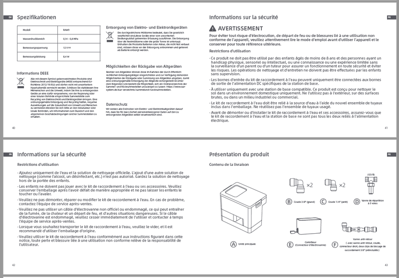 Avertissements et consignes de sécurité