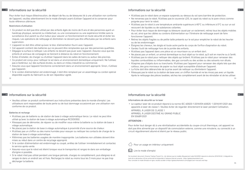 Avertissements et consignes de sécurité