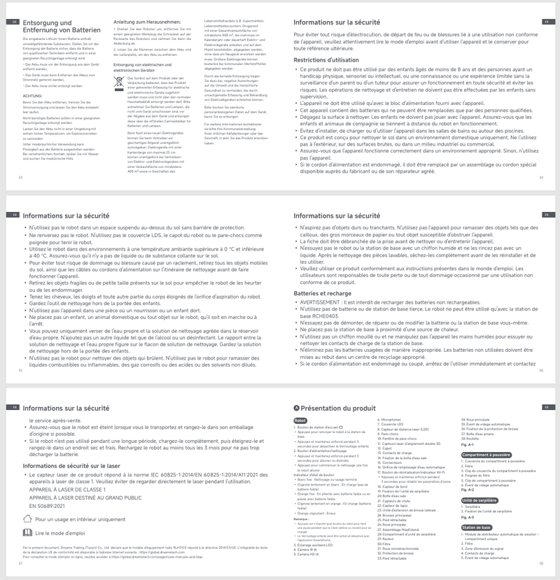 Avertissements et consignes de sécurité