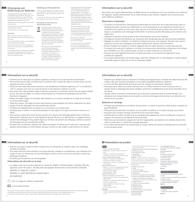 Avertissements et consignes de sécurité