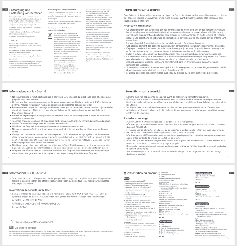 Avertissements et consignes de sécurité