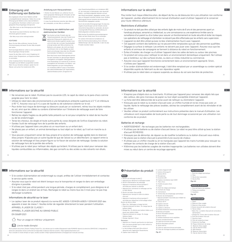 Avertissements et consignes de sécurité