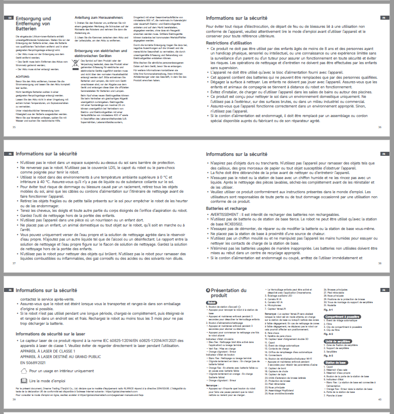 Avertissements et consignes de sécurité