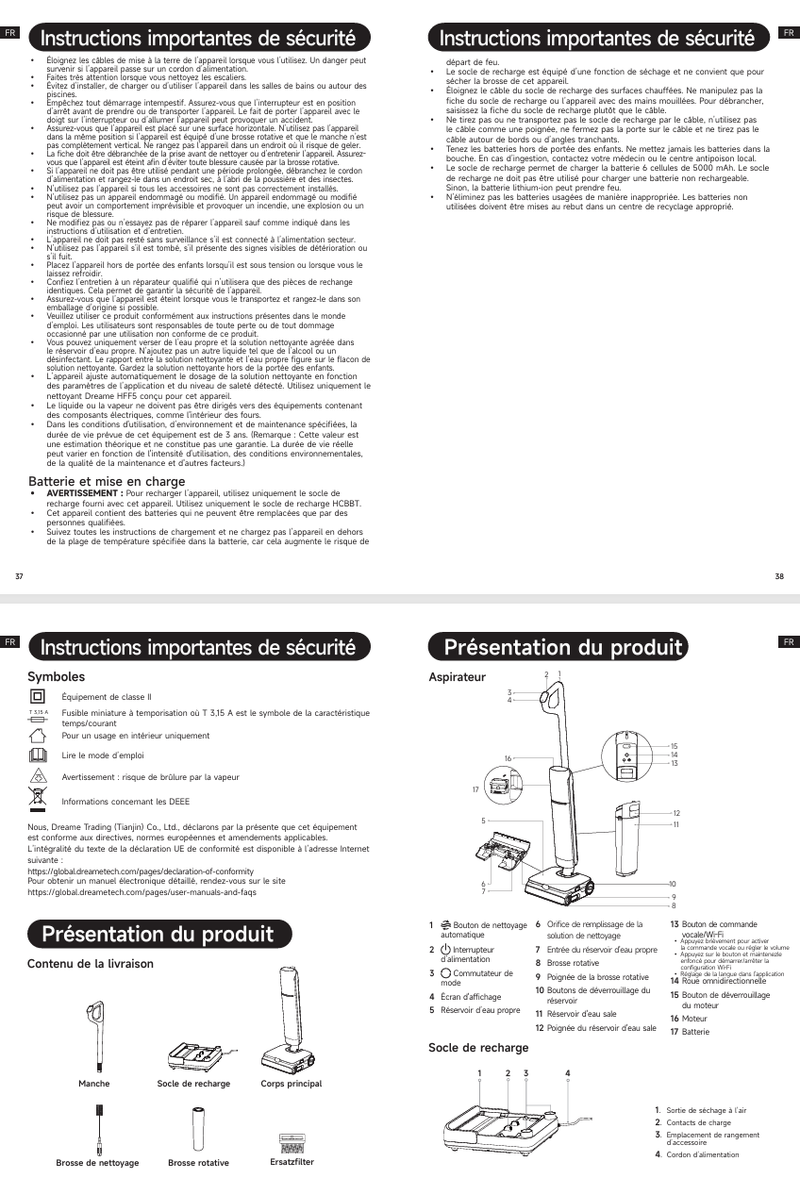 Avertissements et consignes de sécurité