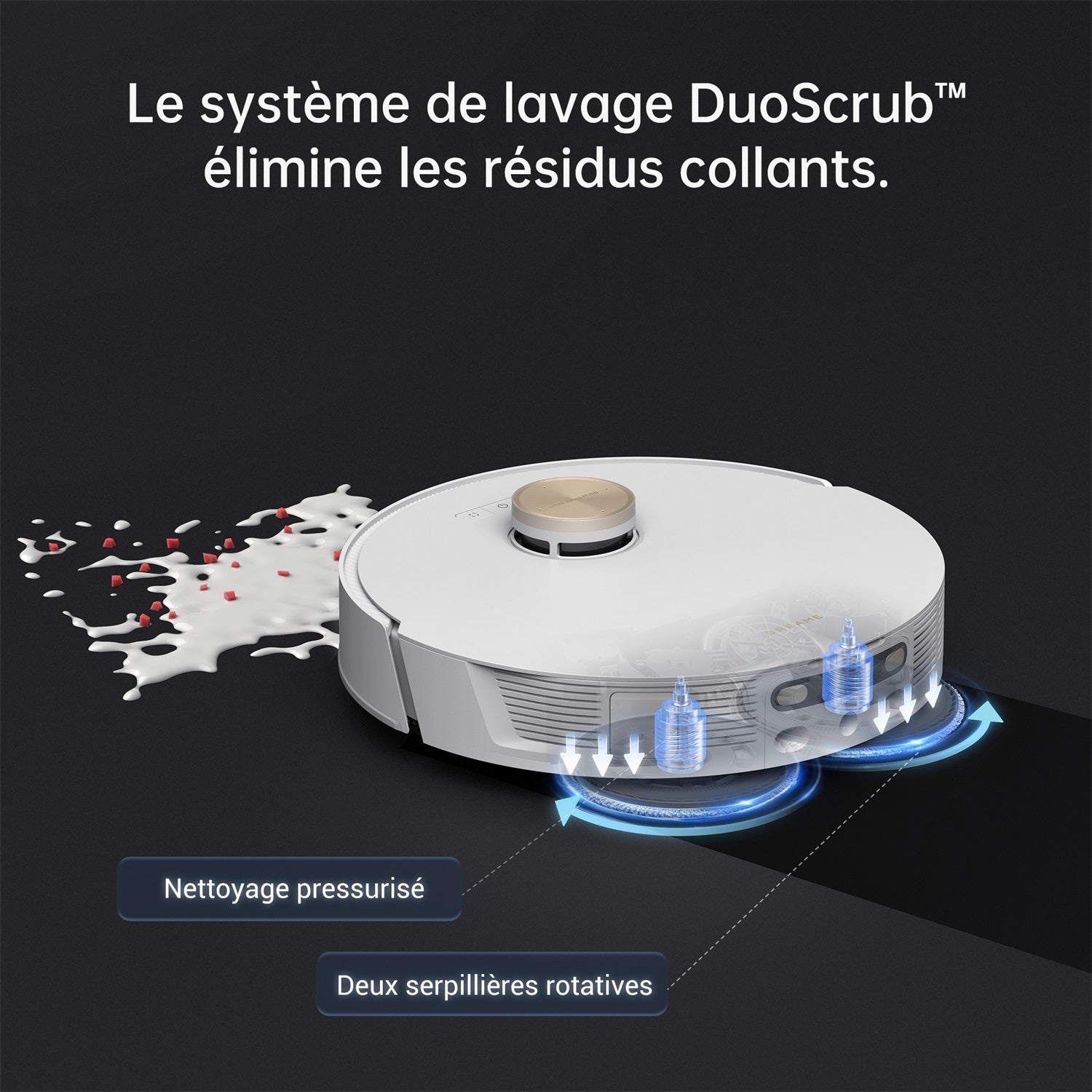 Robot aspirateur et laveur e-washer LEBON on Gens de Confiance Robot aspirateur et laveur e-washer LEBON on Gens de Confiance
