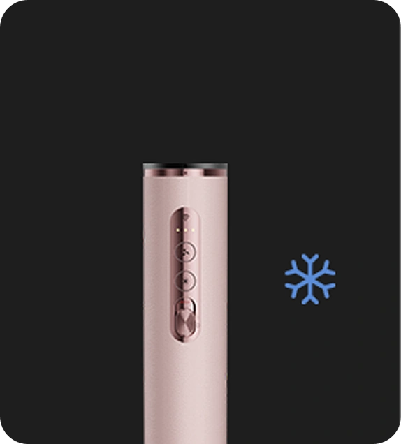 Air froid instantané pour fixer la coiffure