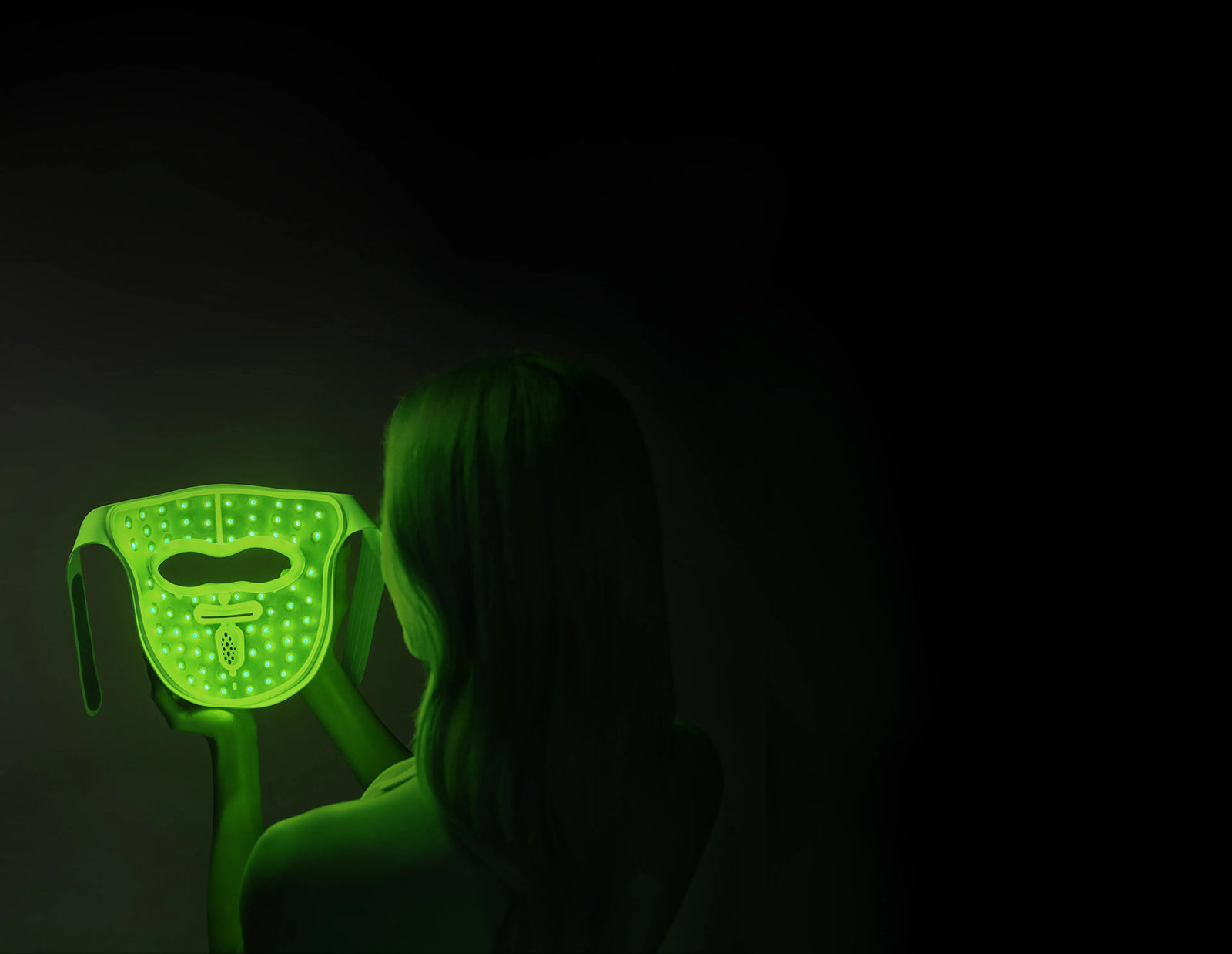 Dreame Chrona masque anti-âge à photons mode équilibre (vert 530 nm) – apaise les rougeurs visibles pour un teint équilibré.