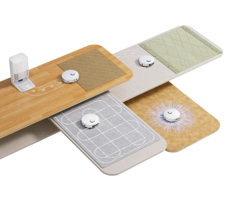 Nettoyage intelligent adapté à divers types de tapis et moquettes