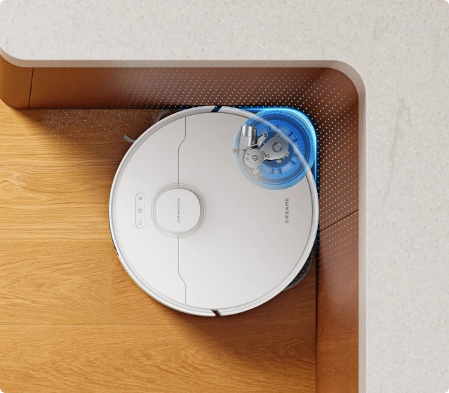 Système de nettoyage qui <br>épouse les contours