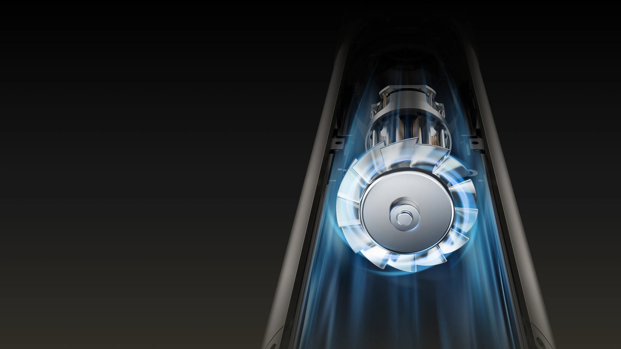 Sèche-cheveux Dreame Dazzle avec moteur puissant 110 000 tr/min pour un séchage rapide et efficace.
