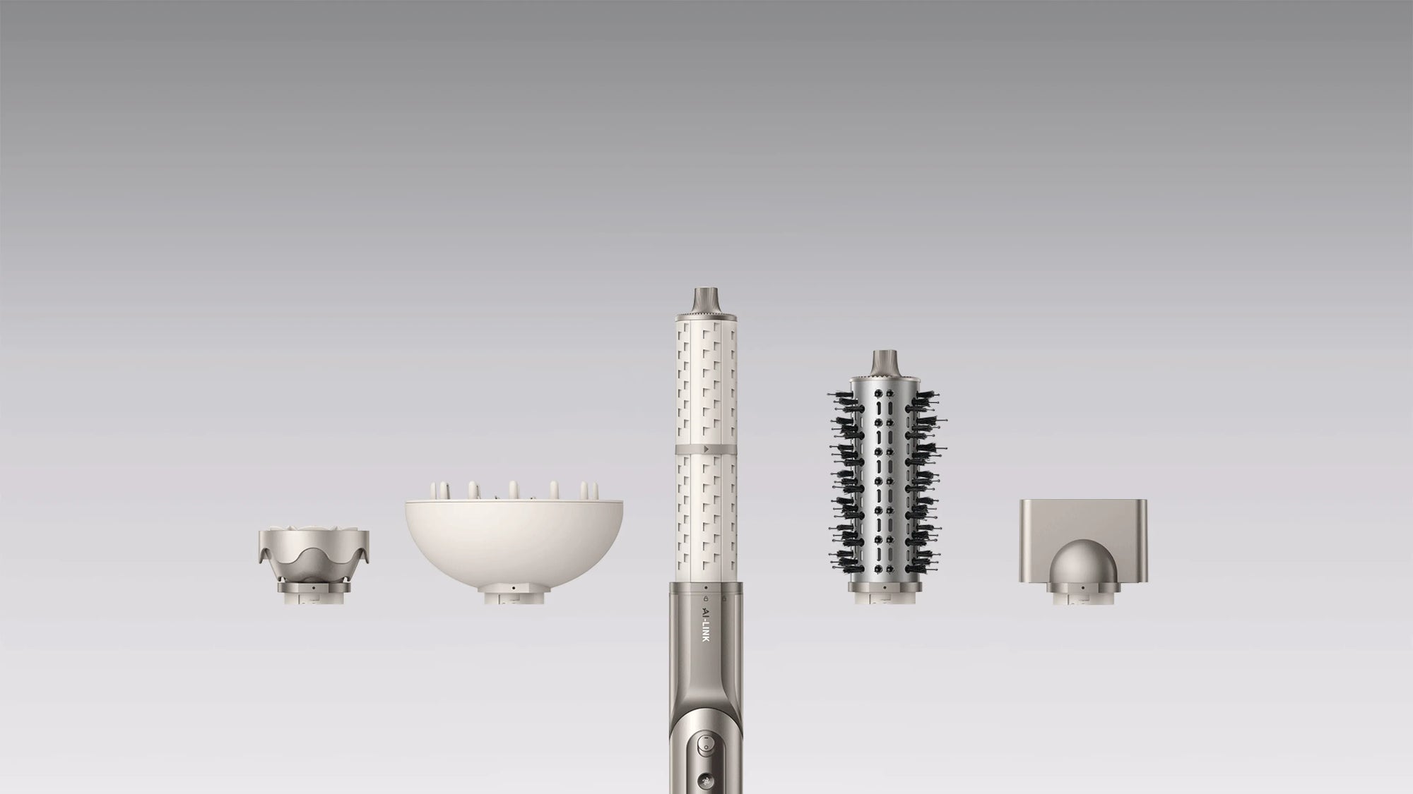 Sèche-cheveux Dreame Dazzle avec reconnaissance intelligente des embouts pour un coiffage sans effort.
