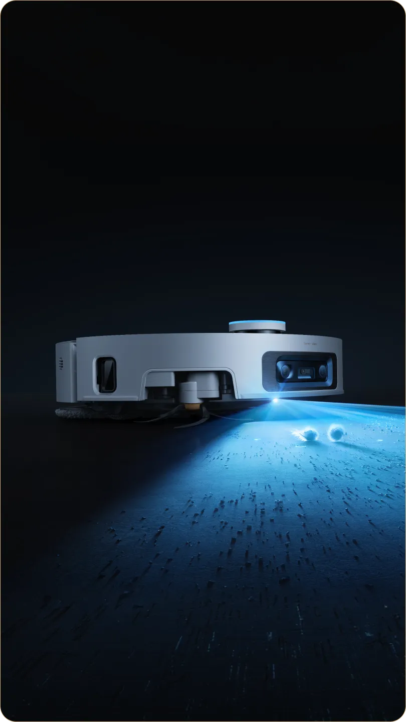 Dreame X60 Pro Ultra Complete Robot Aspirateur Noir avec detection proactive salete par lumiere nouvelle generation pour identifier salissures