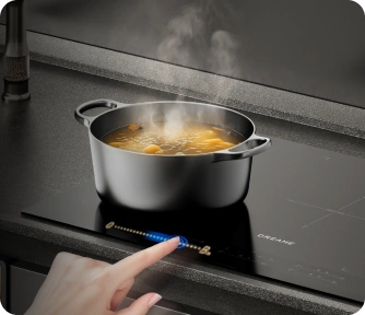 Commande par toucher‑glisser à 15 niveaux