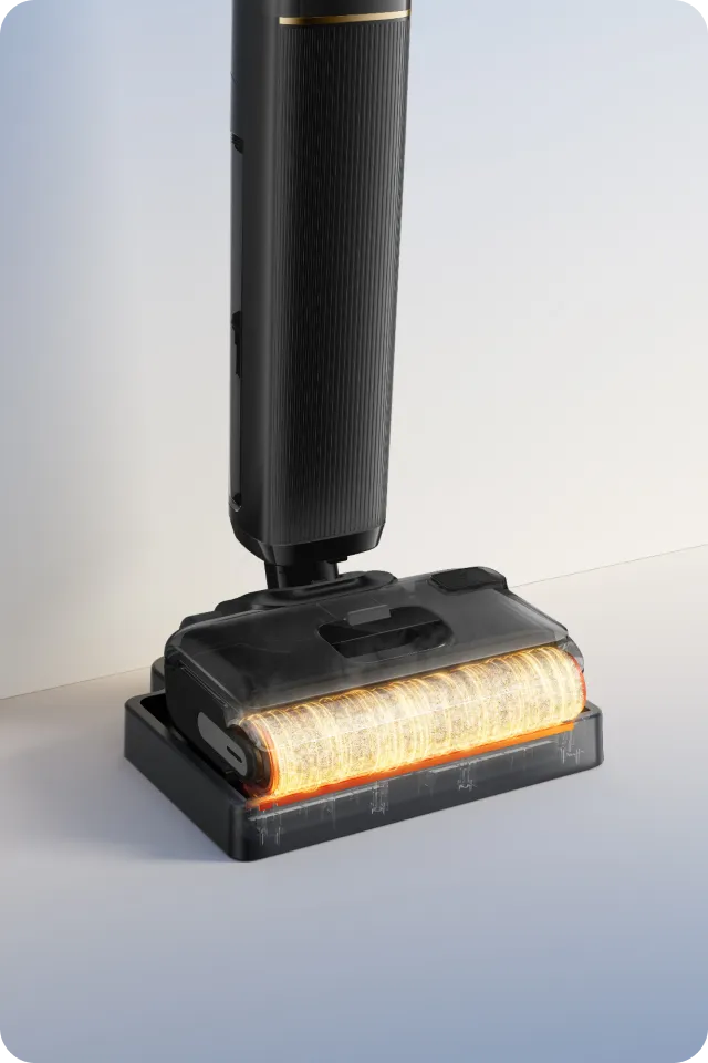 Séchage de la brosse à l'air chaud à 95 °C