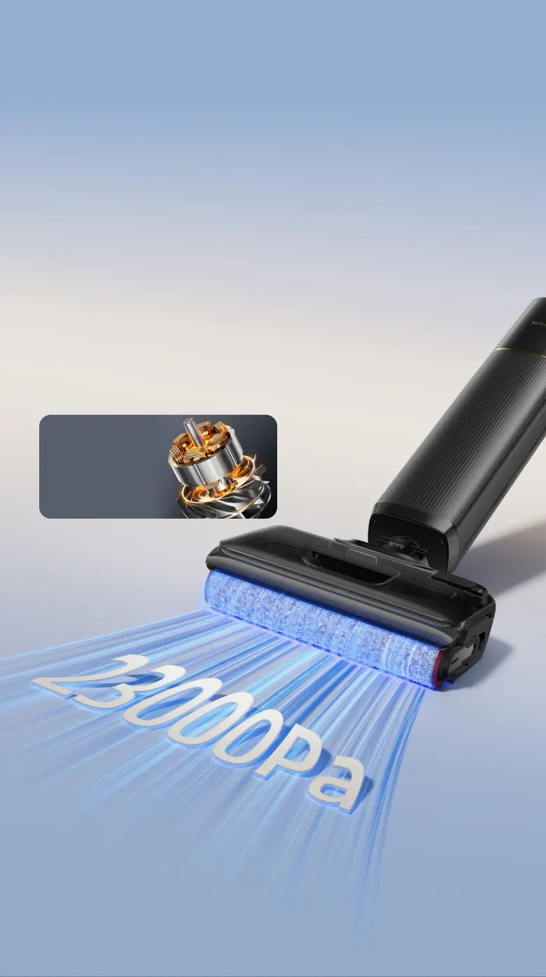 Aspiration puissante de 23 000 Pa dans un design élégant*
