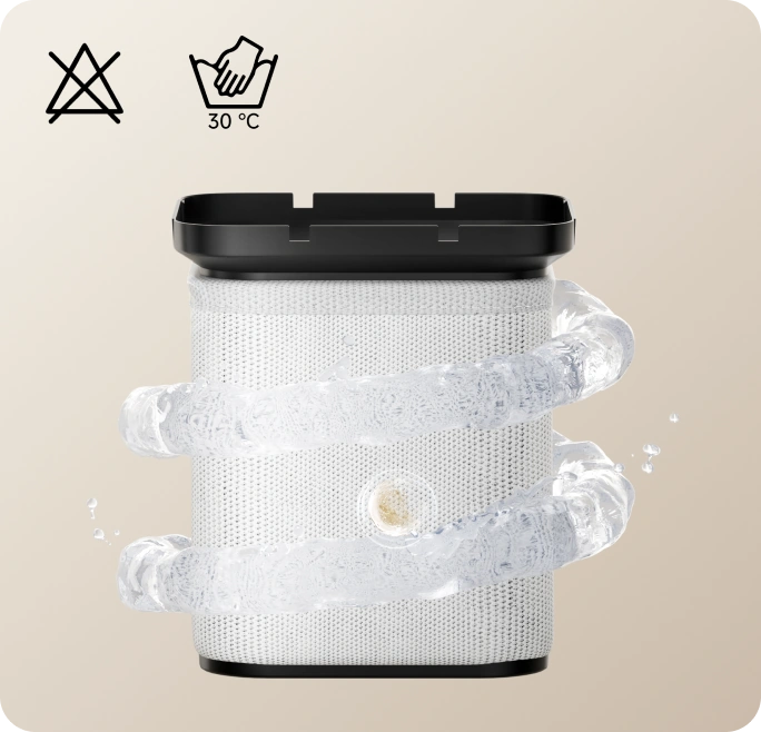 Filtre antibactérien lavable 3D