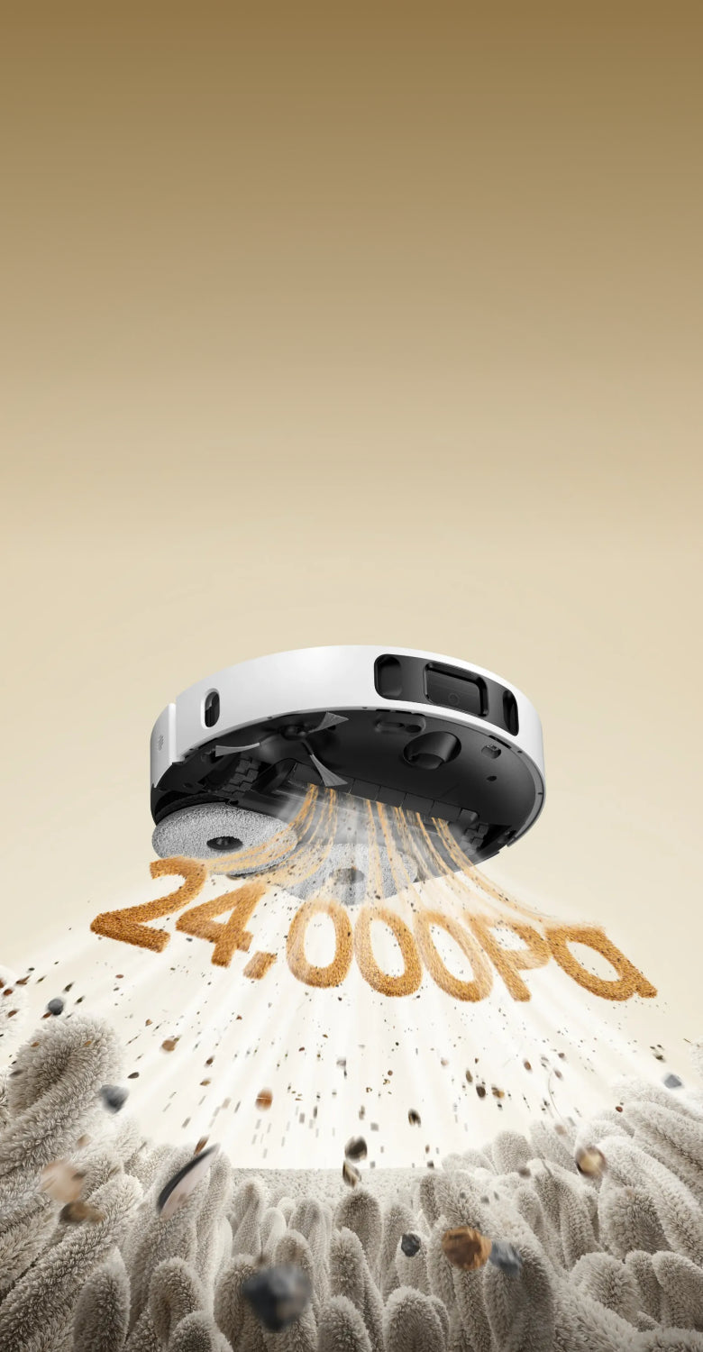 Aspiration de 24 000 Pa pour un nettoyage en profondeur