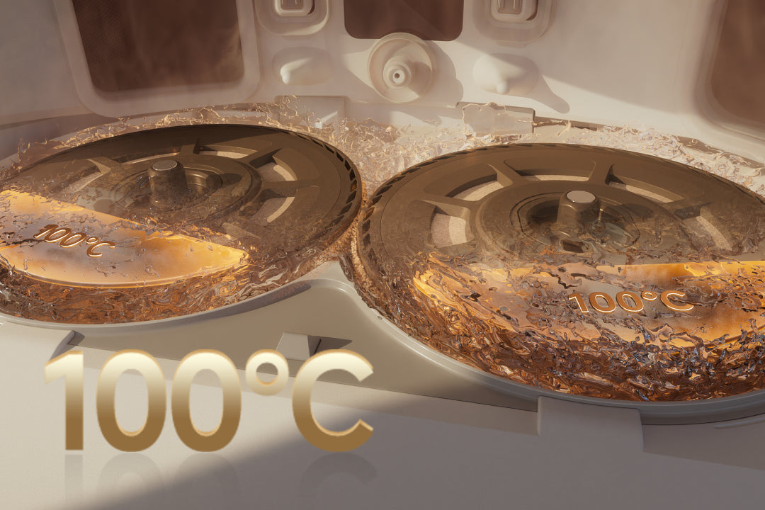 Nettoyage automatique ThermoHub de la serpillière à 100 °C