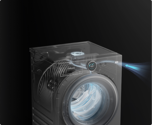 Dreame AI Inverter Washer L9 FreshLoop air frais plasma contre faux plis et odeurs jusqu'à 12 heures