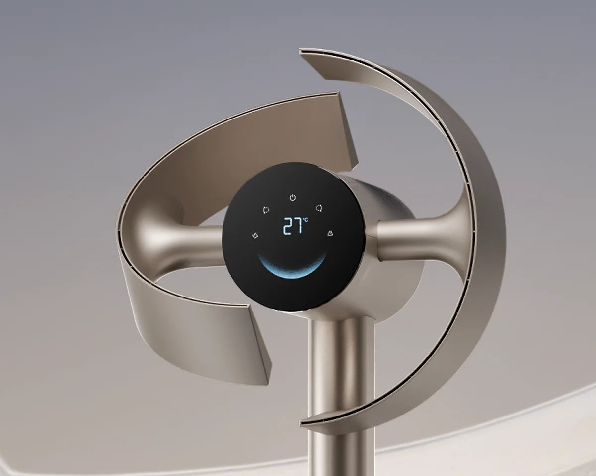 Le design sans pales du Dreame MF10 Ventilateur sans pales réduit considérablement l'accumulation de poussière pour un entretien quotidien nettement simplifié.