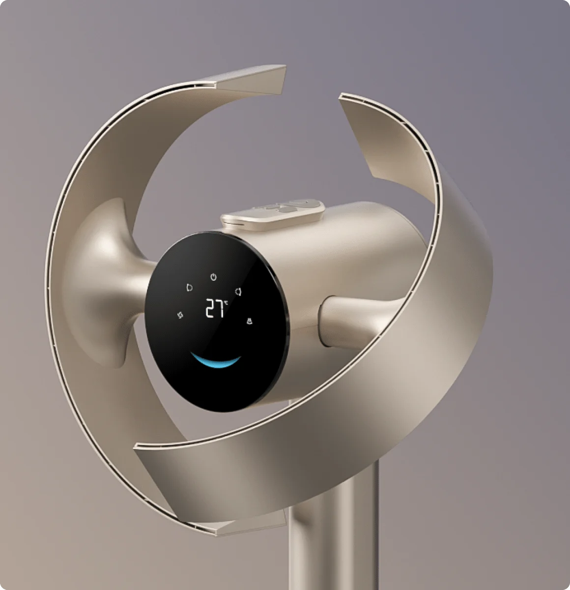 Dreame MF10 Ventilateur sans pales: conception sans pales enfermée réduisant le risque de contact accidentel pour enfants et animaux.